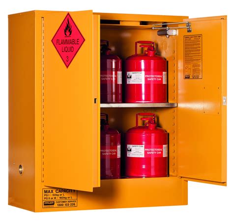 storage of flammable cabinets